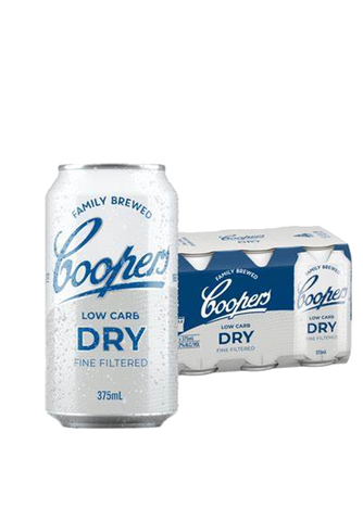 Coopers Low Carb Dry Ale (375ml) can