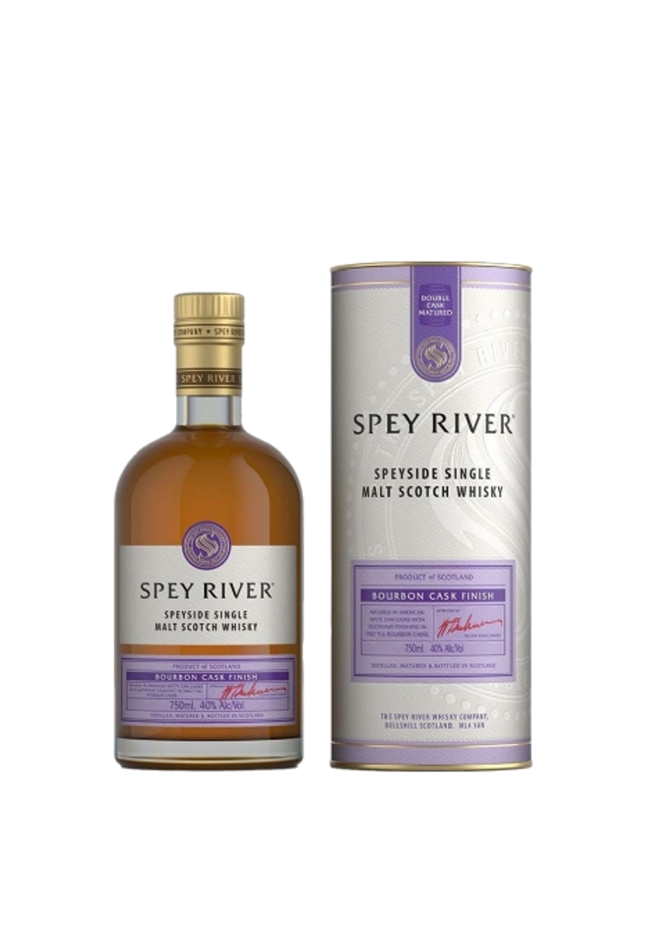 Spey River Speyside Single Malt Whiskey (Bourbon Cask) 700ml